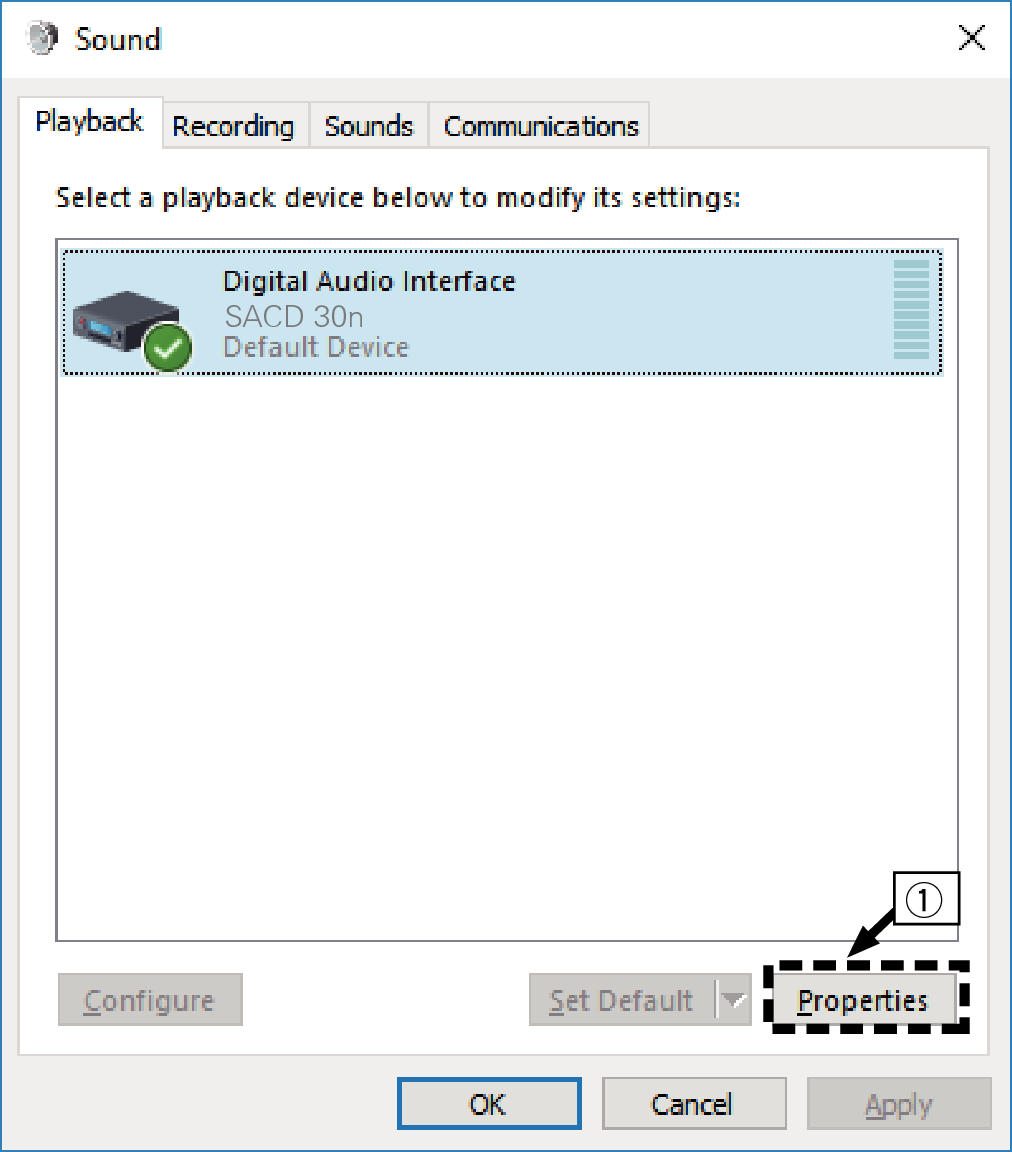 Windows setting 1 SACD30n